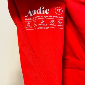 NWOT Small Andie Cherry Red Ibiza (Long Torso)